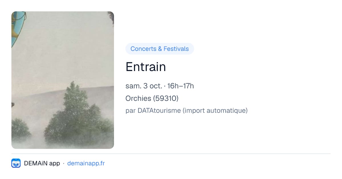 Entrain — Orchies