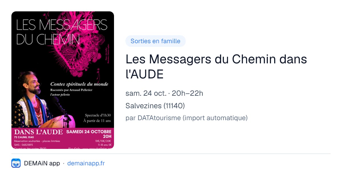 Les Messagers du Chemin dans l'AUDE — Salvezines