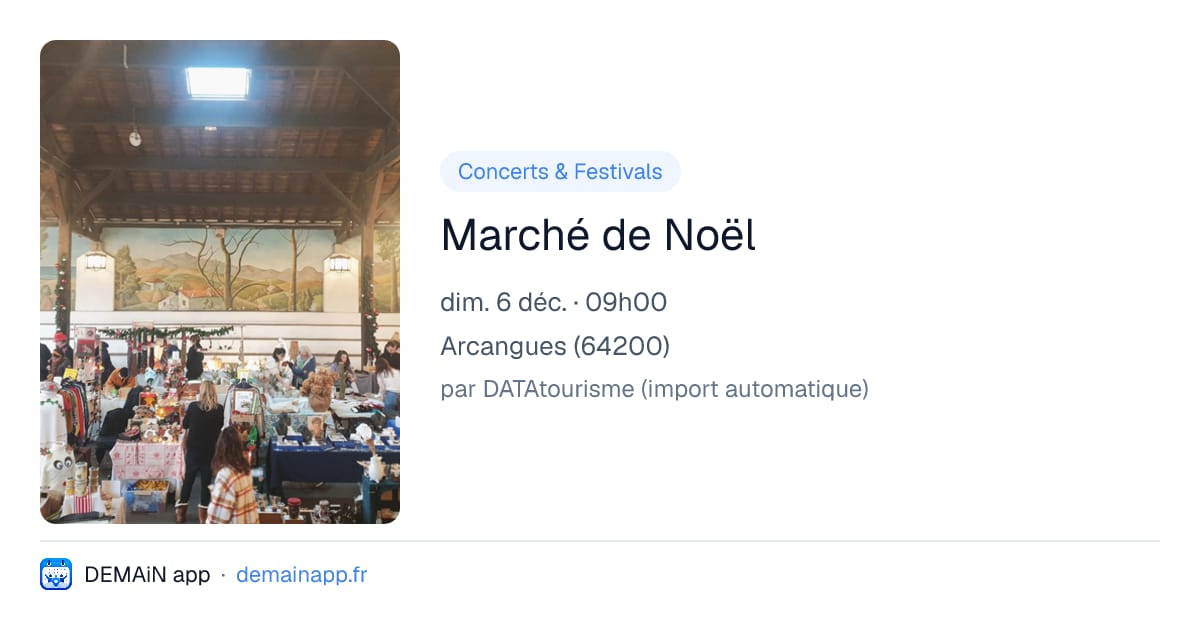 Marché de Noël — Arcangues