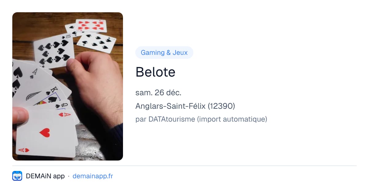 Belote — Anglars-Saint-Félix