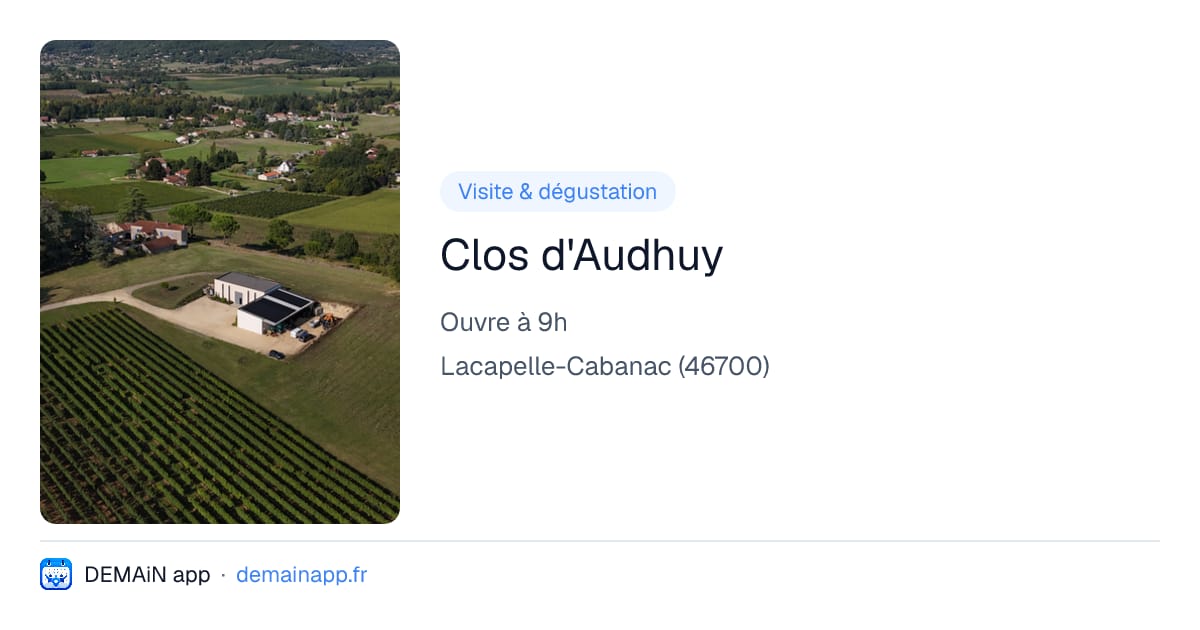 Clos d'Audhuy — Lacapelle-Cabanac