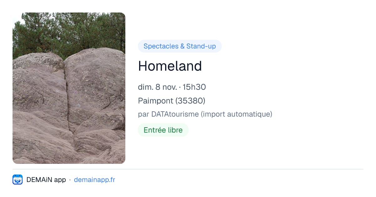 Homeland — Paimpont