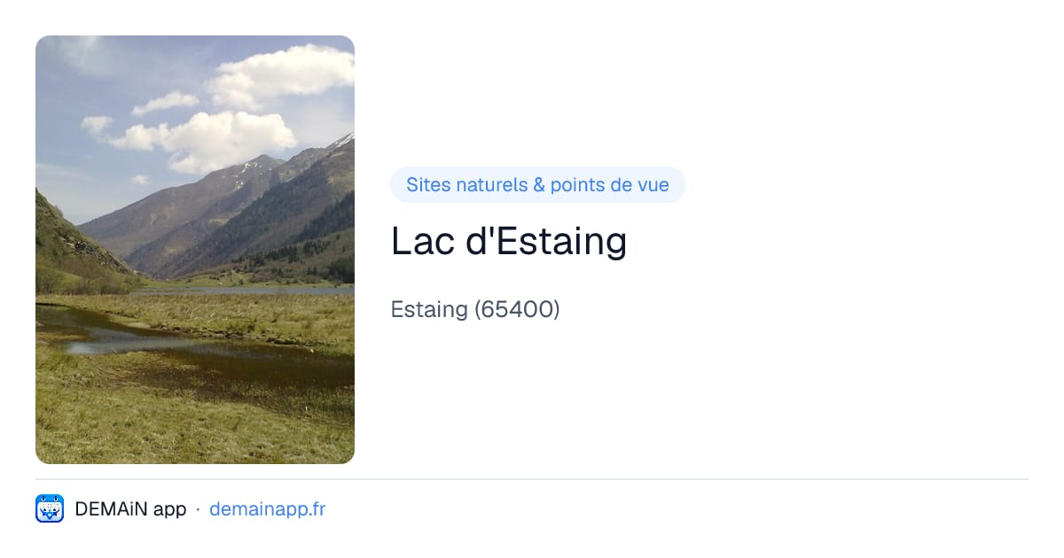 Lac d'Estaing — Estaing