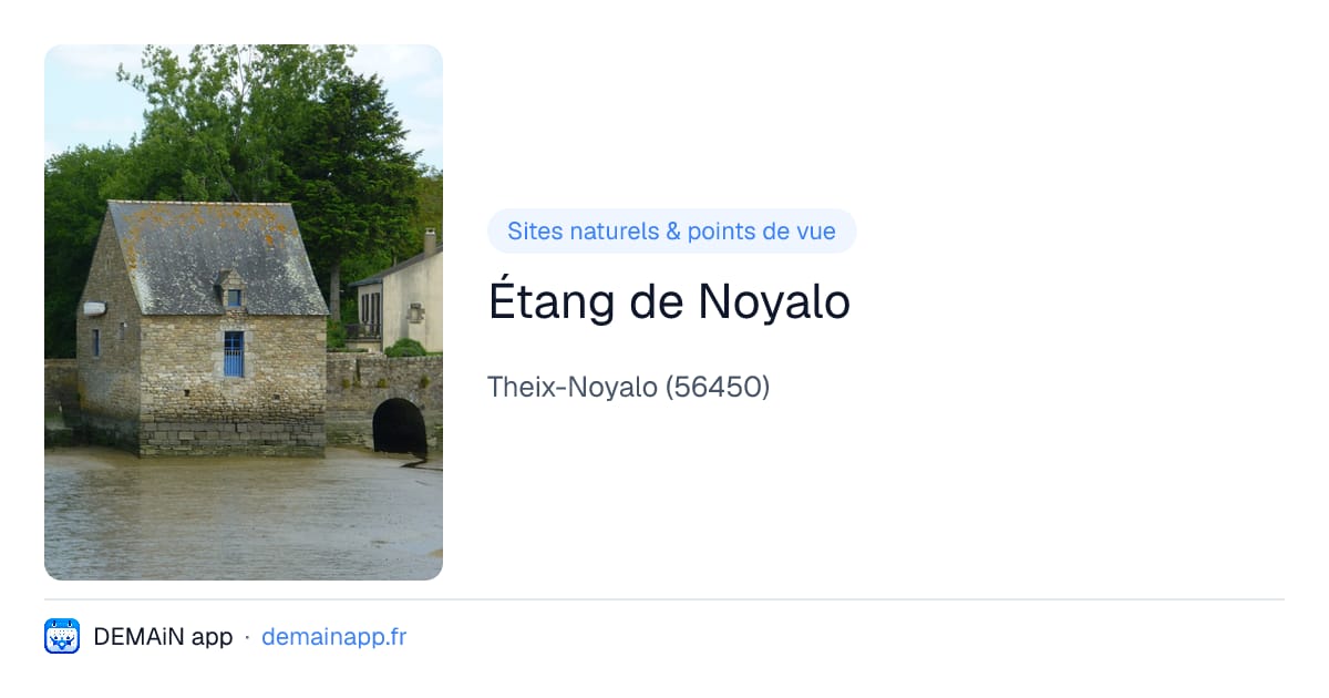 Étang de Noyalo — Theix-Noyalo