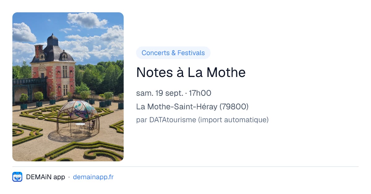 Notes à La Mothe — La Mothe-Saint-Héray