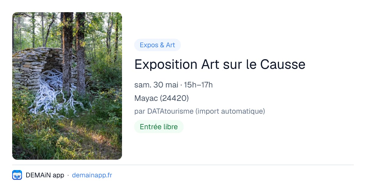 Exposition Art sur le Causse — Mayac
