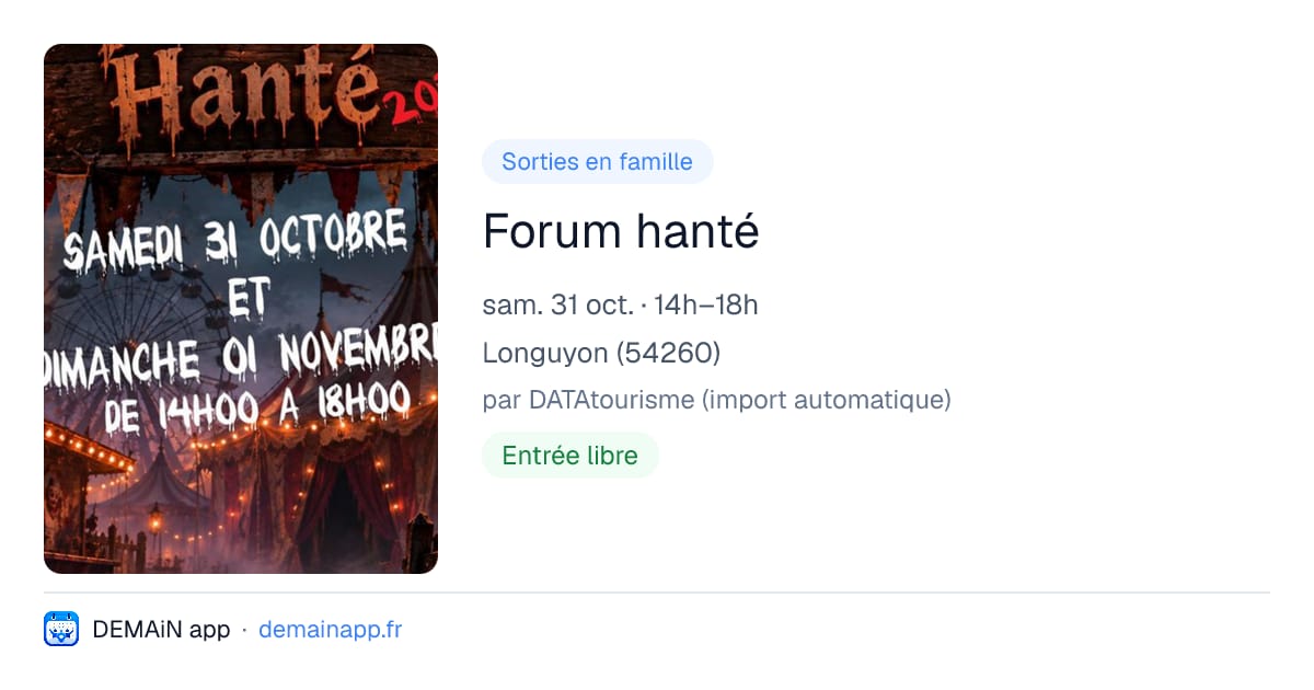 Forum hanté — Longuyon
