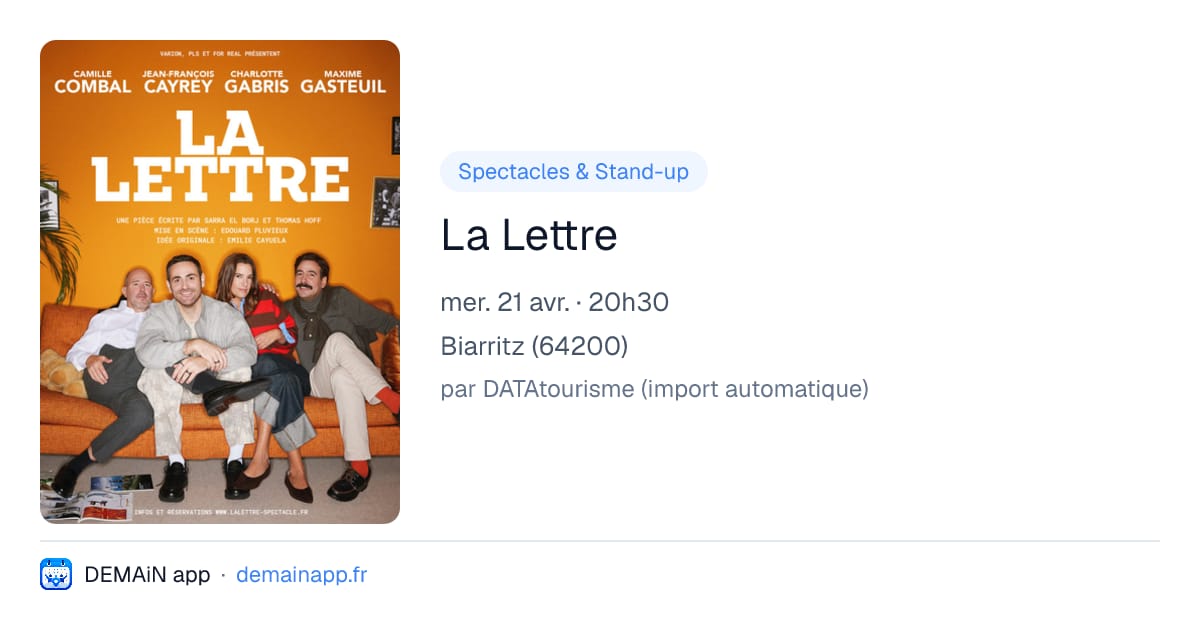 La Lettre — Biarritz