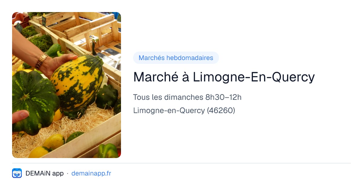 Marché à Limogne-En-Quercy — Limogne-en-Quercy