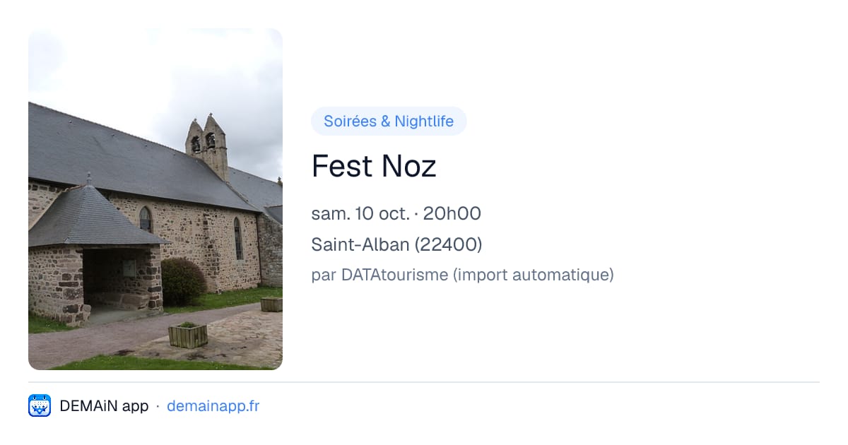 Fest Noz — Saint-Alban