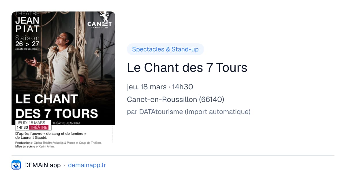 Le Chant des 7 Tours — Canet-en-Roussillon