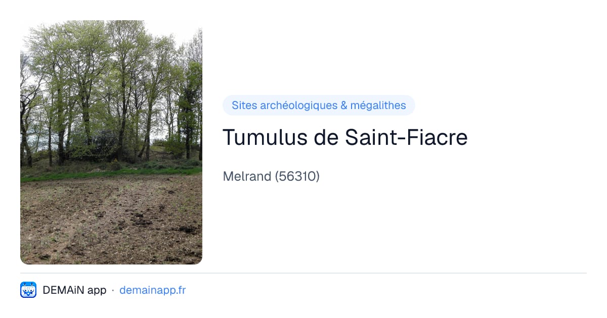 Tumulus de Saint-Fiacre — Melrand