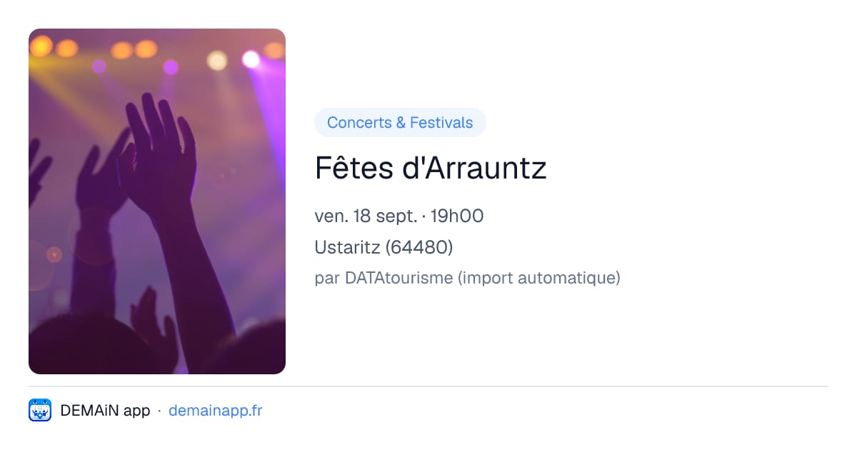 Fêtes d'Arrauntz — Ustaritz