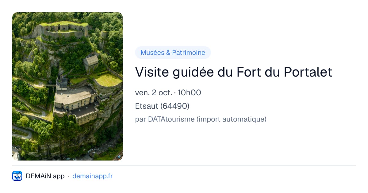 Visite guidée du Fort du Portalet — Etsaut