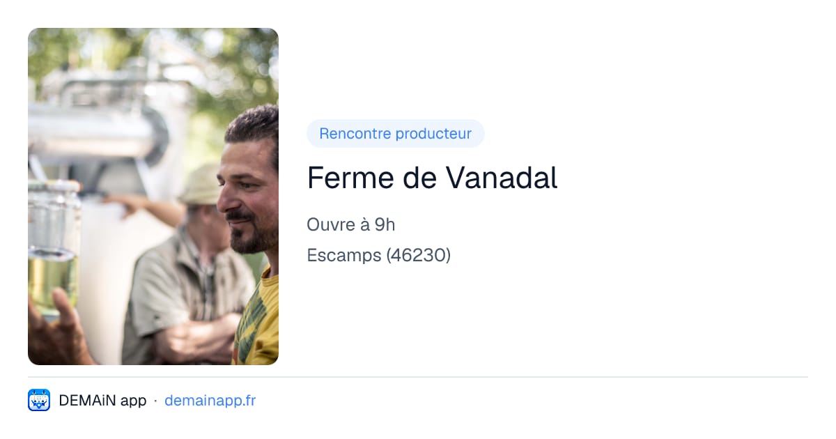 Ferme de Vanadal — Escamps