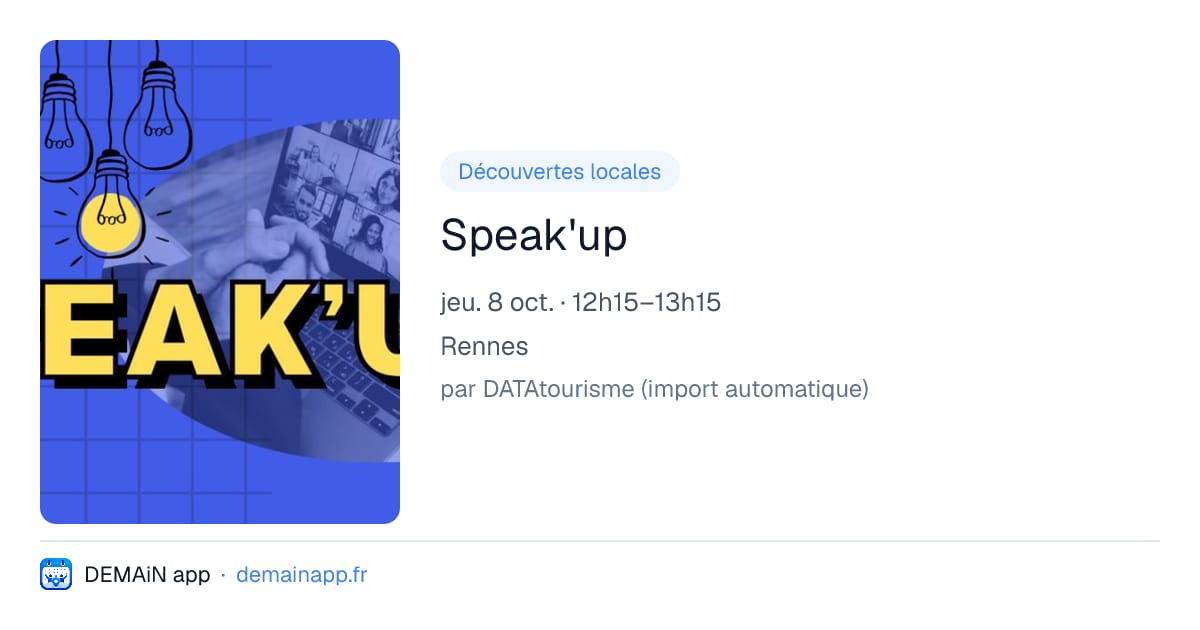 Speak'up — Rennes