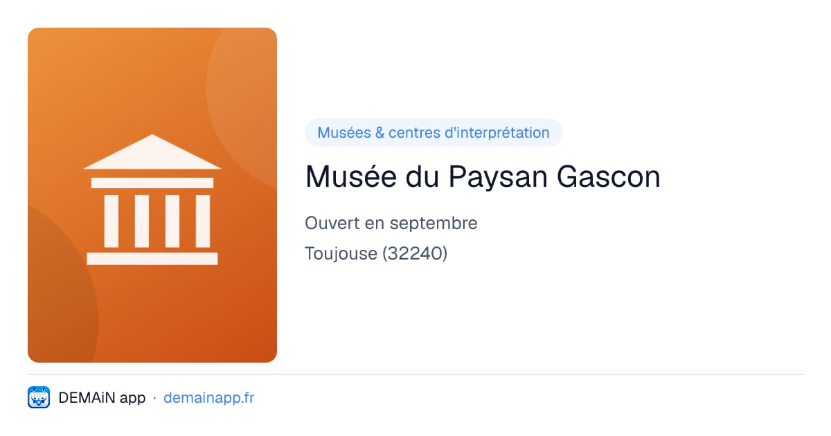 Musée du Paysan Gascon — Toujouse