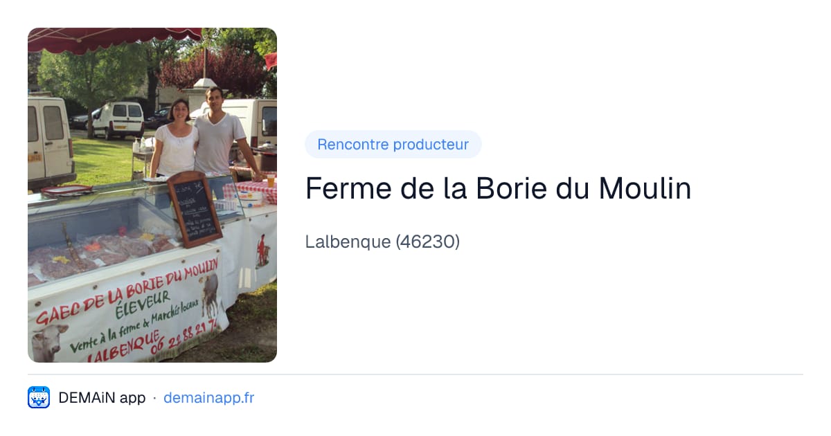 Ferme de la Borie du Moulin — Lalbenque