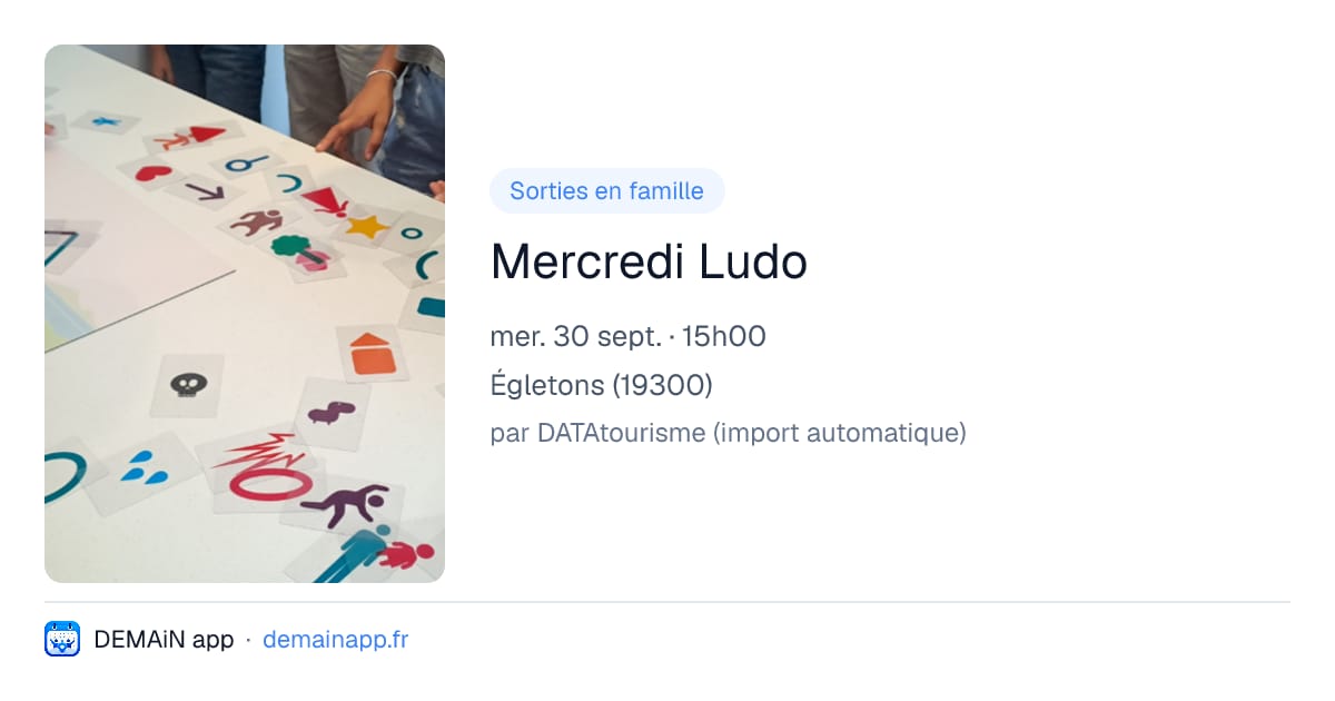 Mercredi Ludo — Égletons