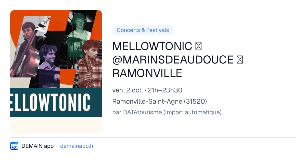 MELLOWTONIC ➤ @MARINSDEAUDOUCE ➤ RAMONVILLE — Ramonville-Saint-Agne