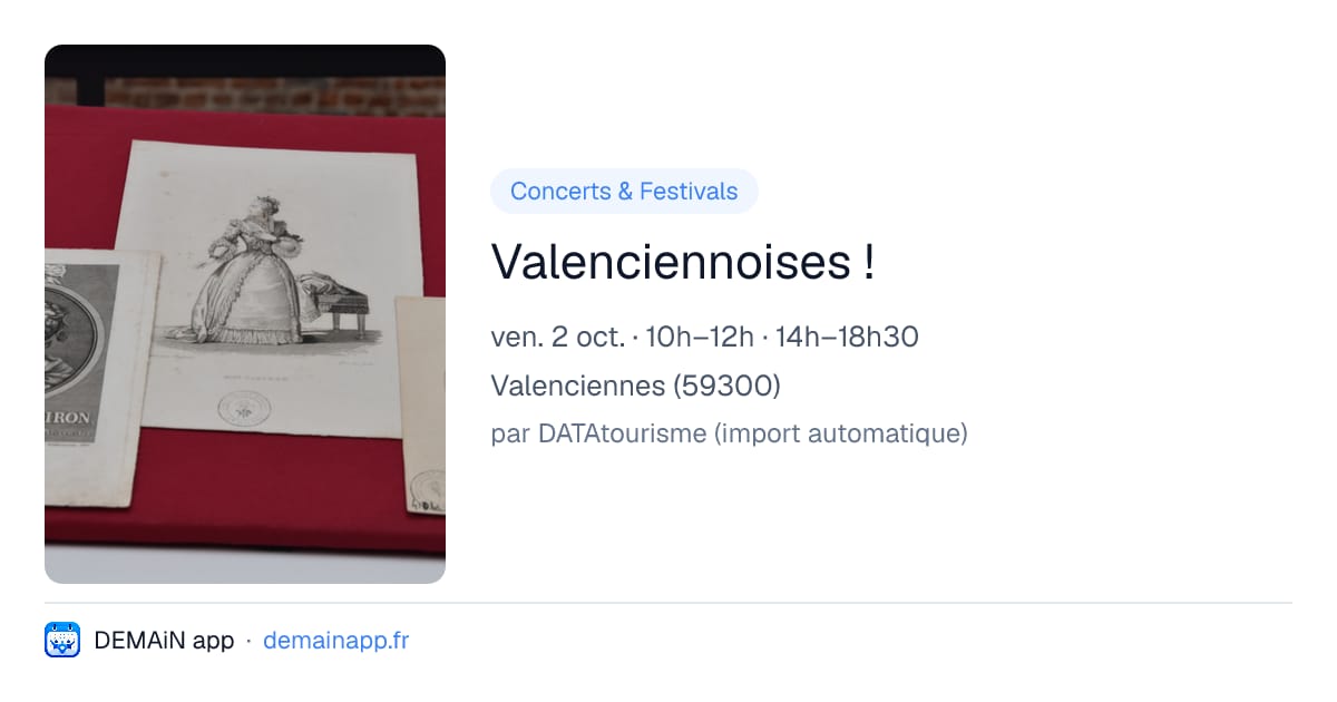 Valenciennoises ! — Valenciennes