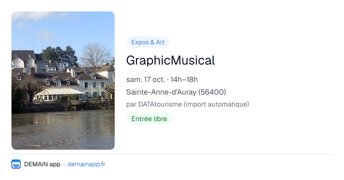 GraphicMusical — Sainte-Anne-d'Auray