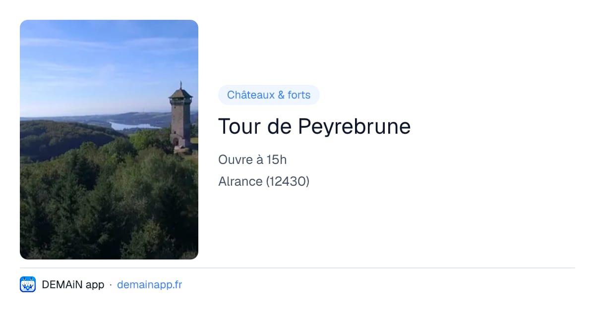 Tour de Peyrebrune — Alrance