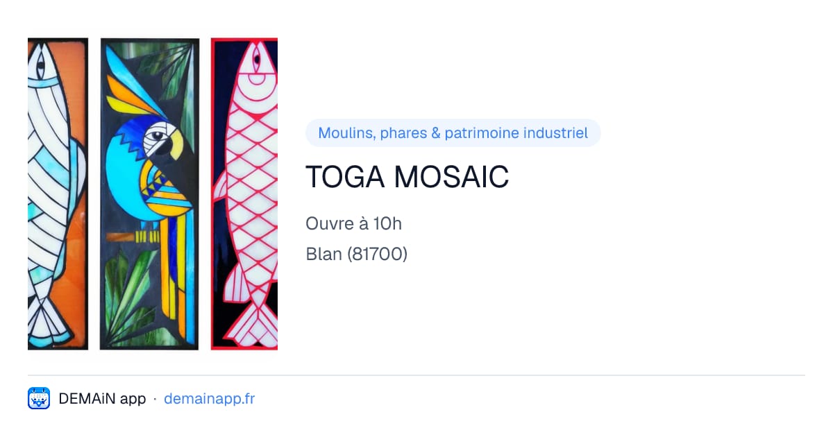 TOGA MOSAIC — Blan