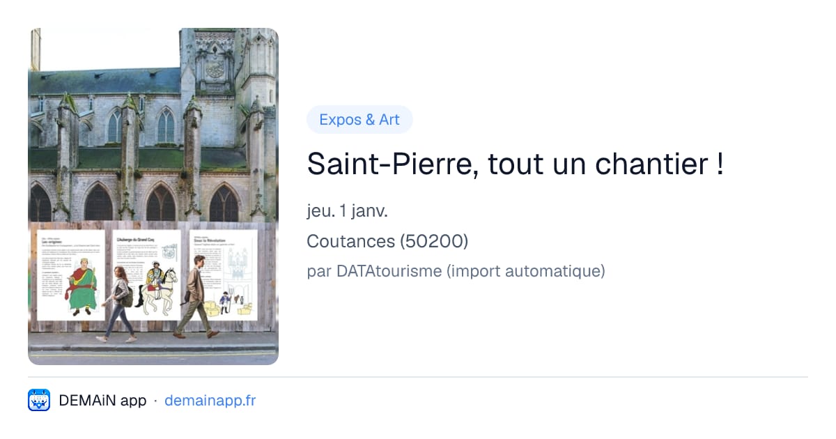 Saint-Pierre, tout un chantier ! — Coutances