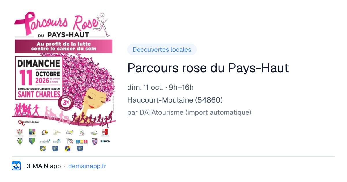 Parcours rose du Pays-Haut — Haucourt-Moulaine