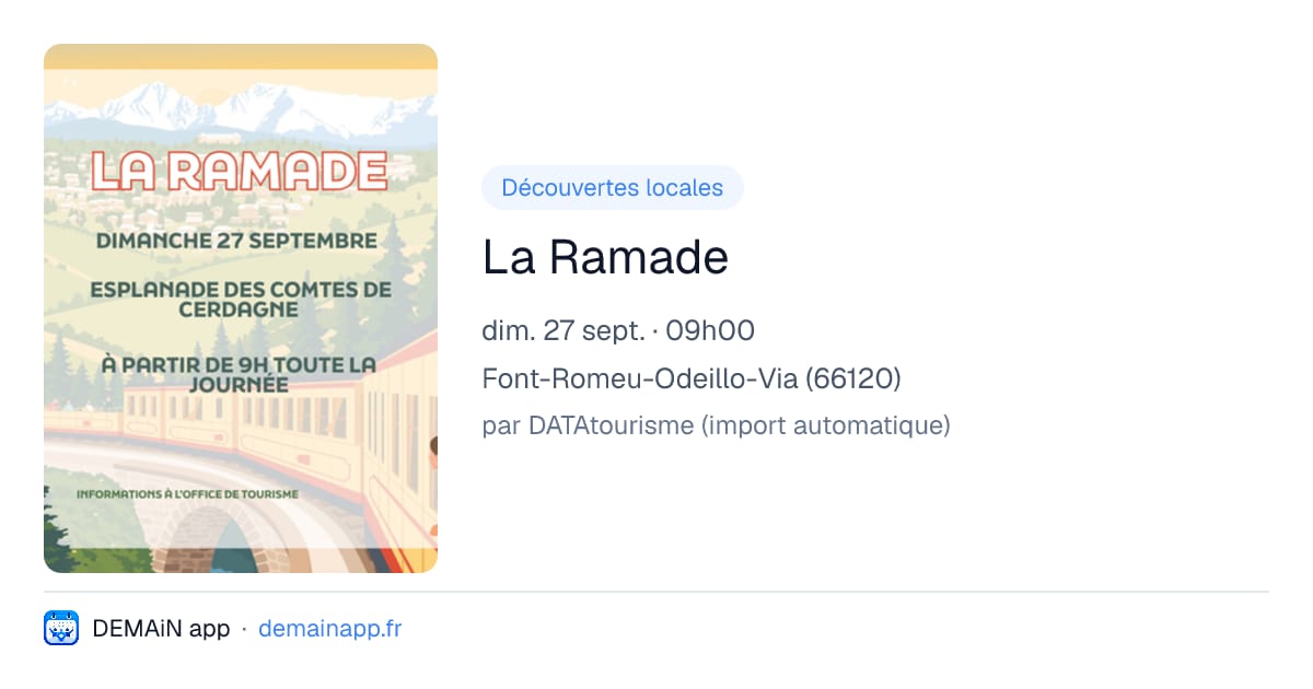 La Ramade — Font-Romeu-Odeillo-Via