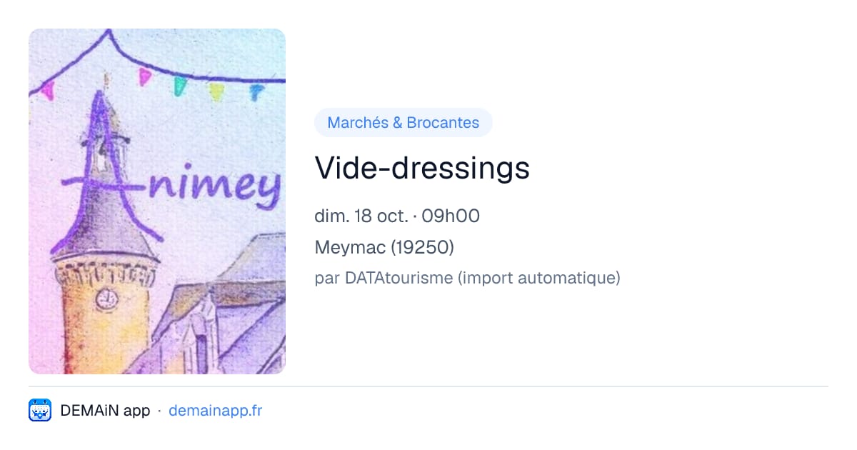 Vide-dressings — Meymac