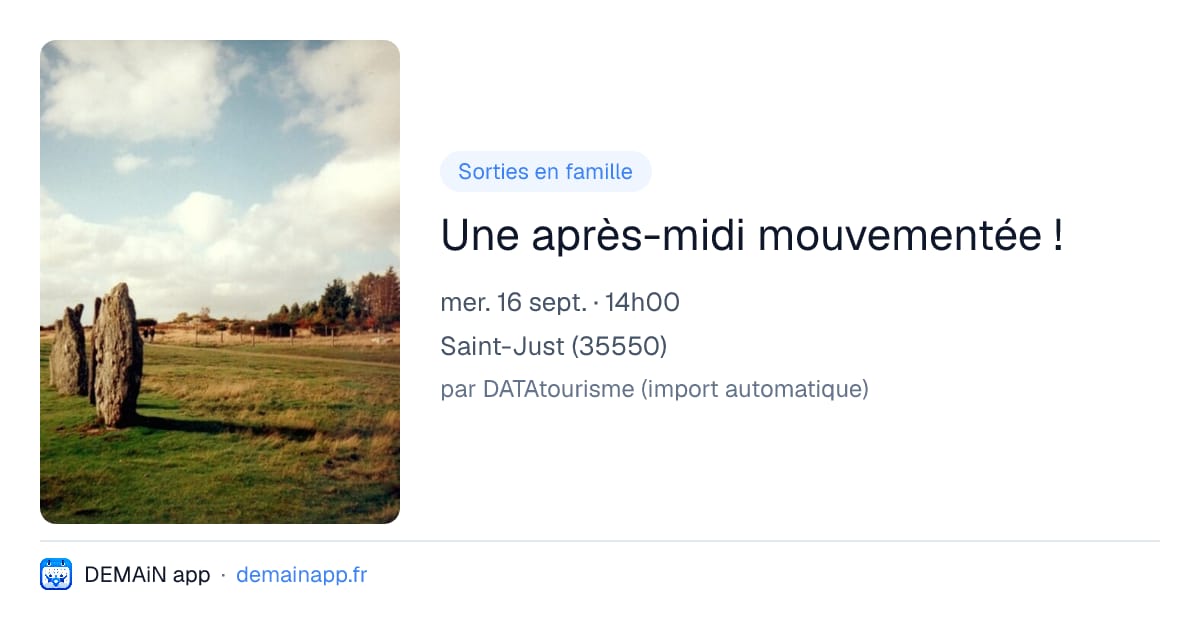 Une après-midi mouvementée ! — Saint-Just