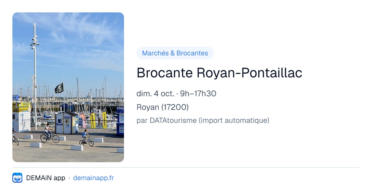 Brocante Royan-Pontaillac — Royan