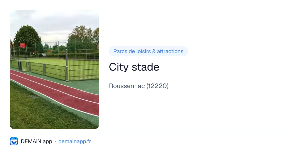 City stade — Roussennac
