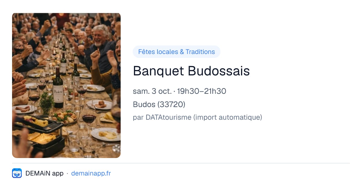 Banquet Budossais — Budos