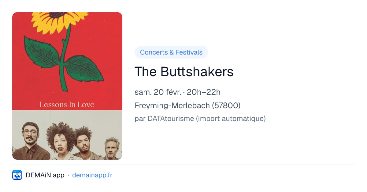 The Buttshakers — Freyming-Merlebach