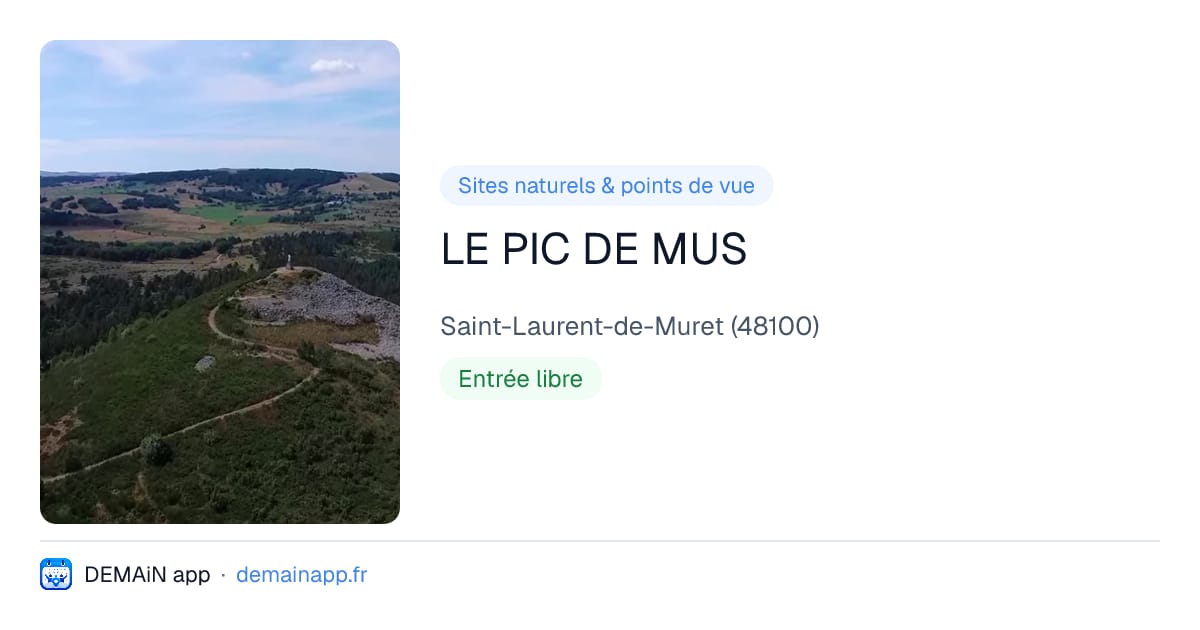LE PIC DE MUS — Saint-Laurent-de-Muret