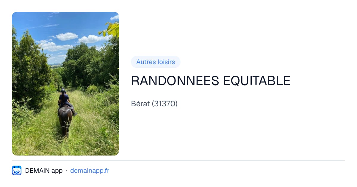 RANDONNEES EQUITABLE — Bérat