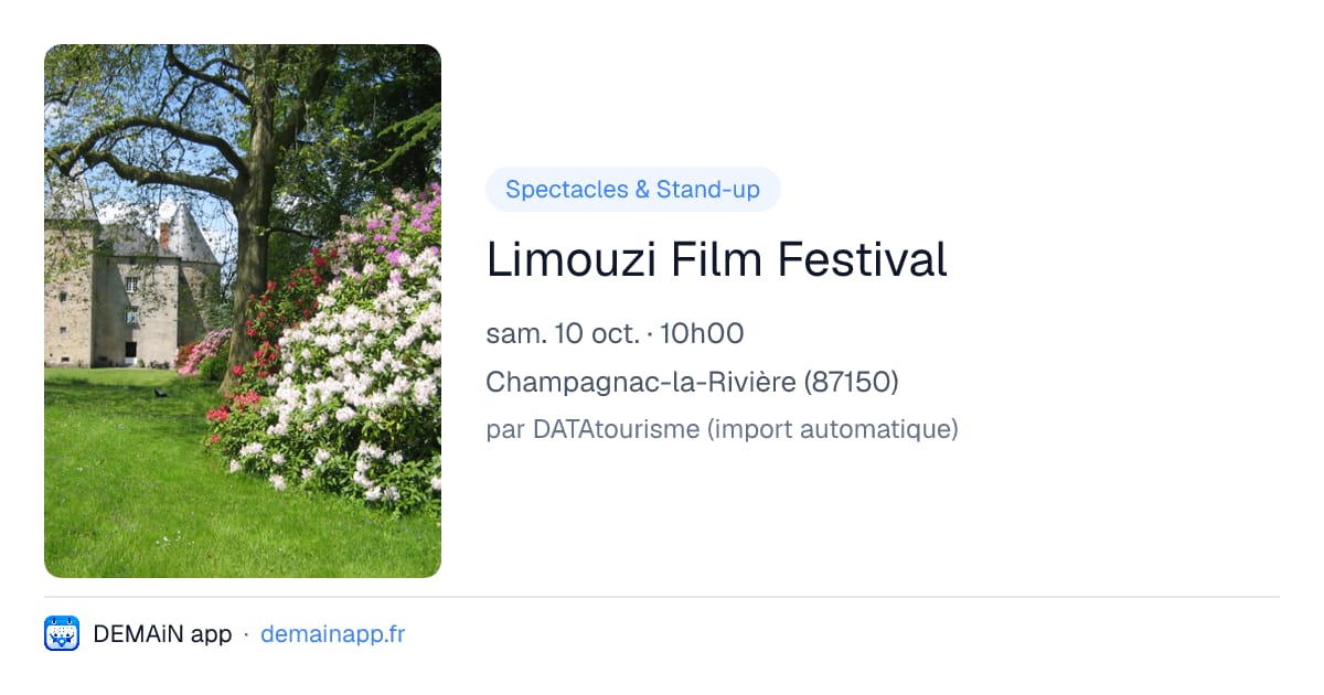 Limouzi Film Festival — Champagnac-la-Rivière