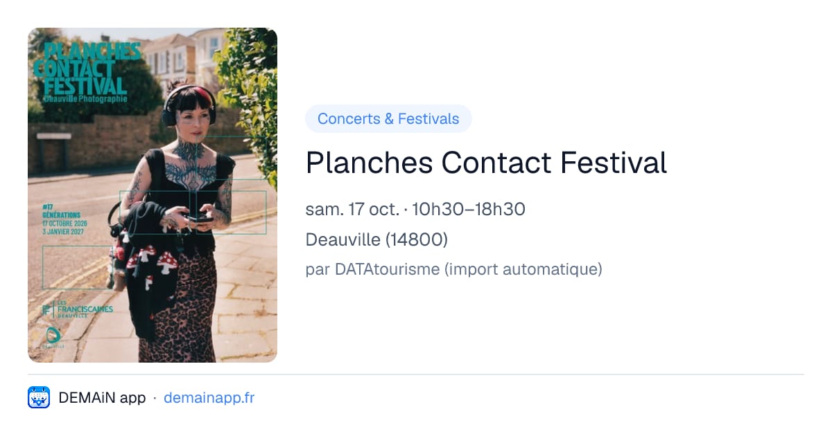 Planches Contact Festival — Deauville