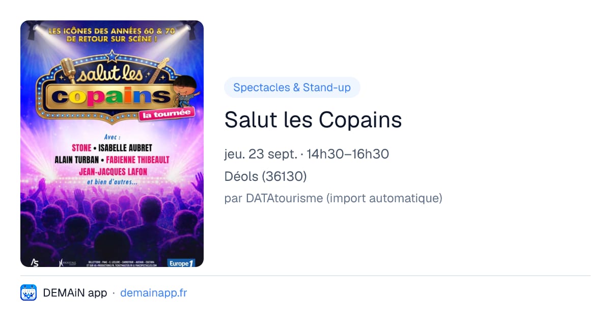 Salut les Copains — Déols