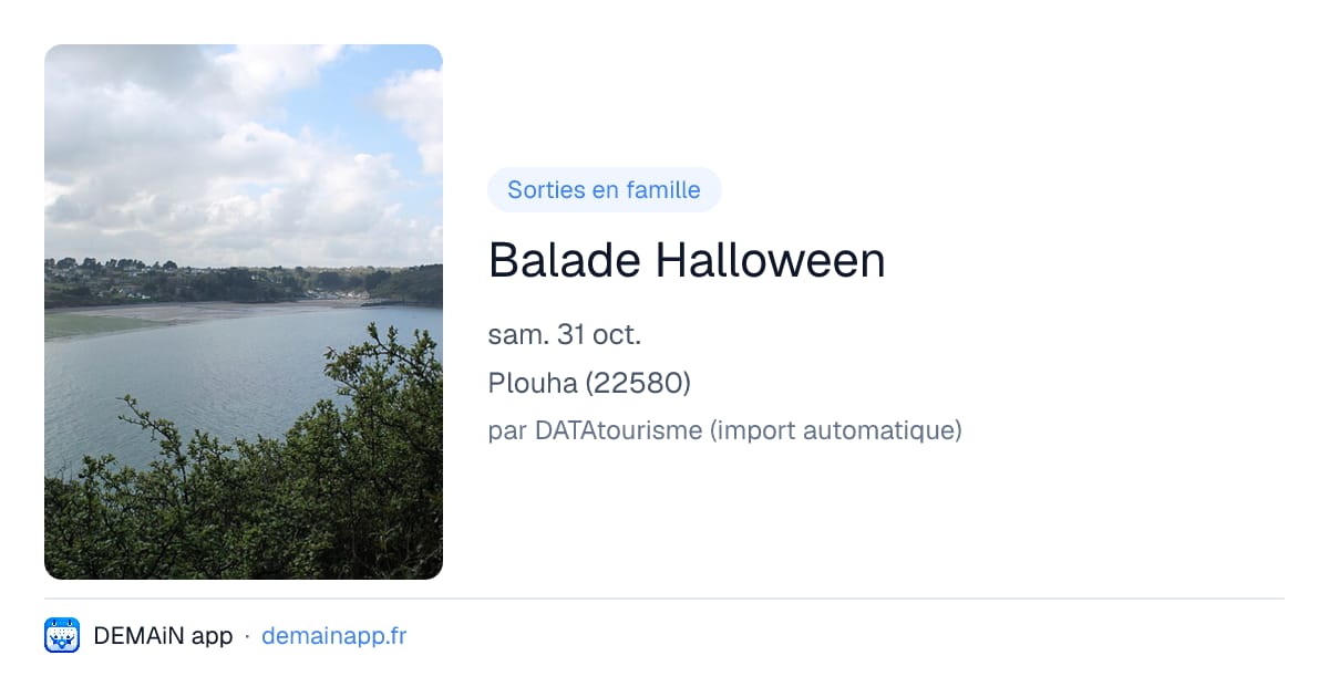 Balade Halloween — Plouha