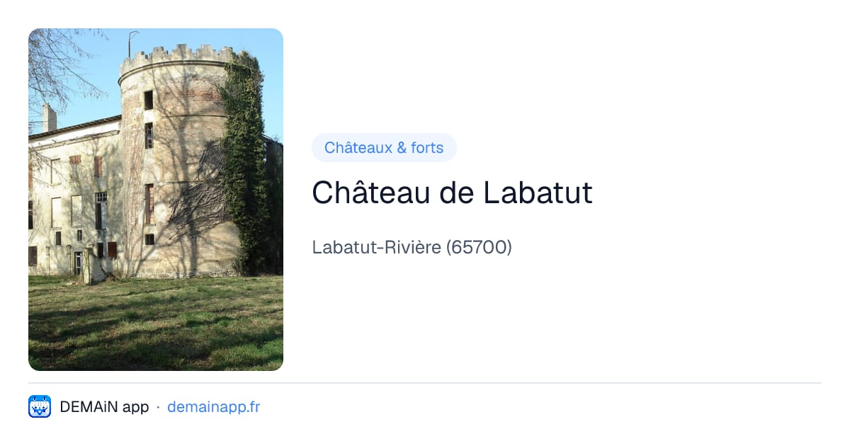 Château de Labatut — Labatut-Rivière