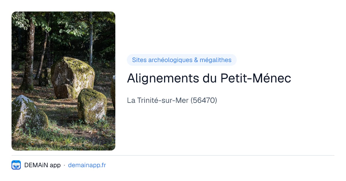 Alignements du Petit-Ménec — La Trinité-sur-Mer