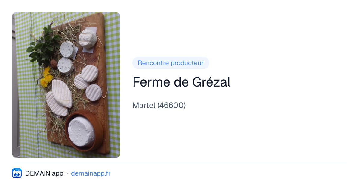 Ferme de Grézal — Martel