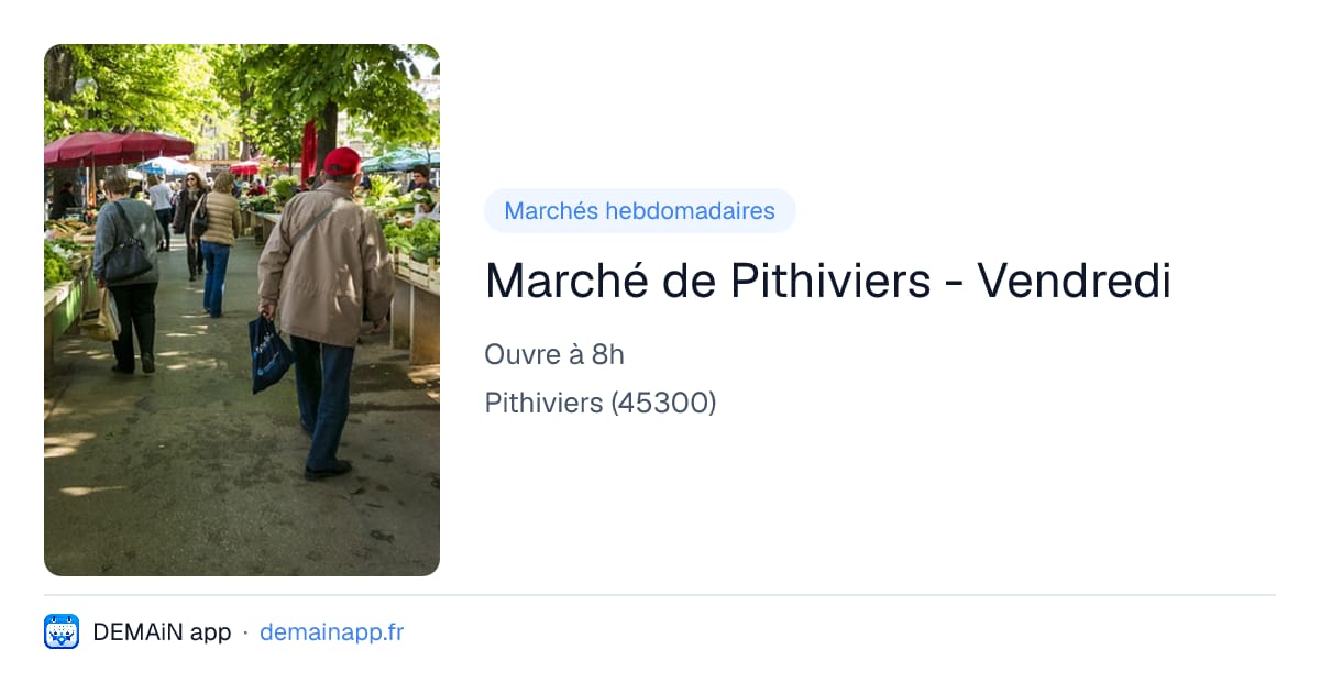 Marché de Pithiviers - Vendredi — Pithiviers