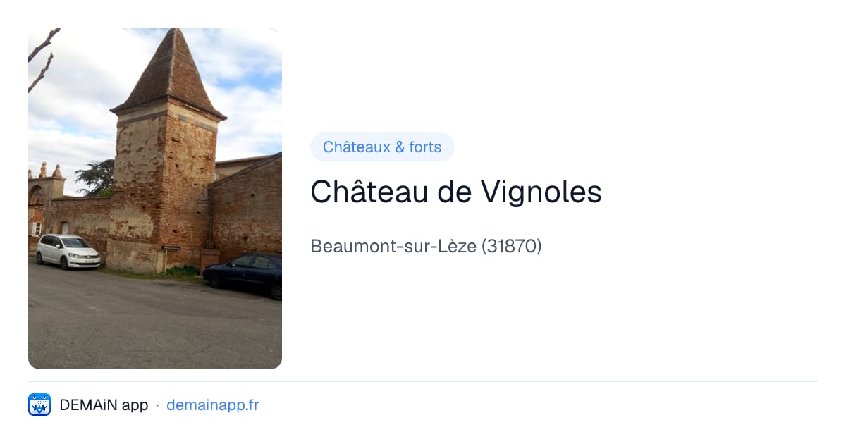 Château de Vignoles — Beaumont-sur-Lèze
