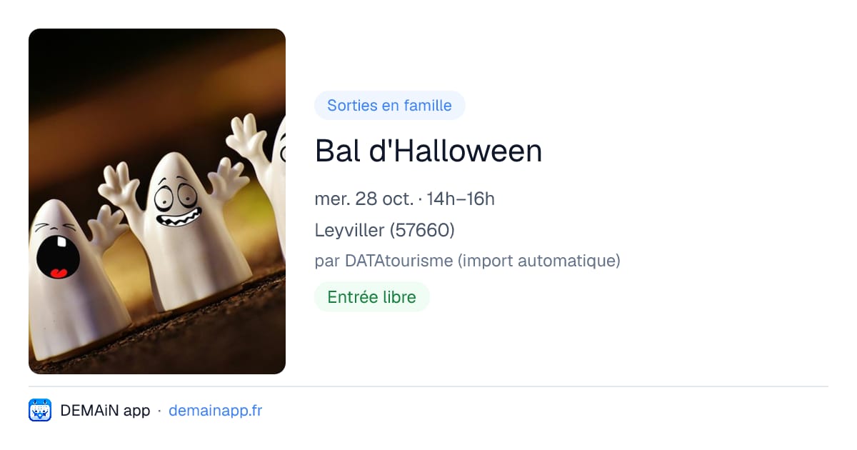 Bal d'Halloween — Leyviller