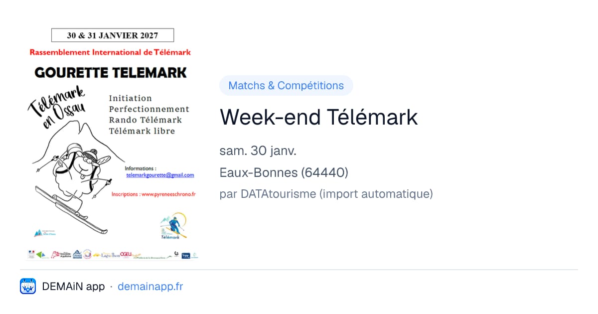 Week-end Télémark — Eaux-Bonnes